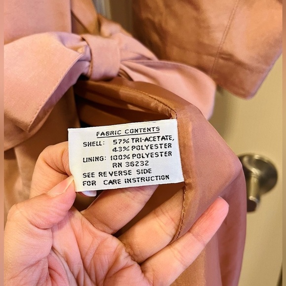 80's Vintage J. Gallery Pink Oversized Duster Size 6 - Picture 5 of 5